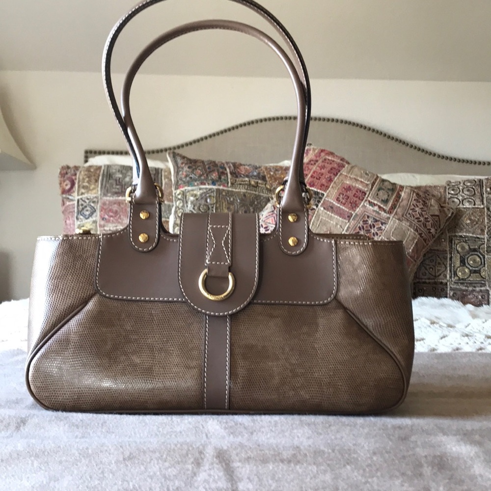 Leather Lancel bag
